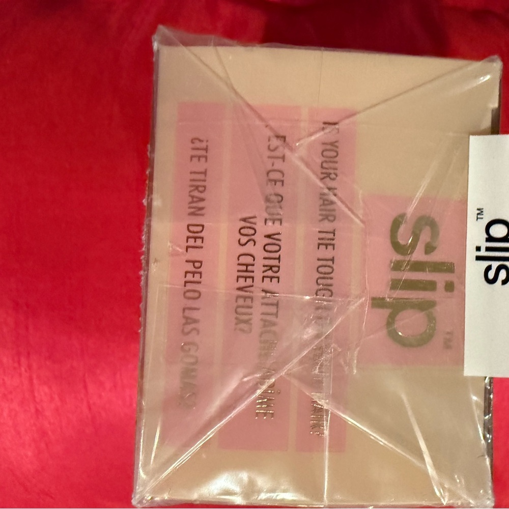 NWT - plastic sealed - Slip Silk Large Scrunchies Set - Pink, Cream, Black - Picture 6 of 9